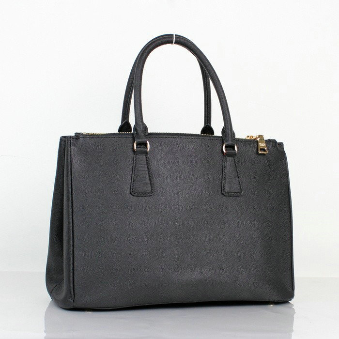 2014 Prada saffiano calfskin 33cm tote BN2274 black